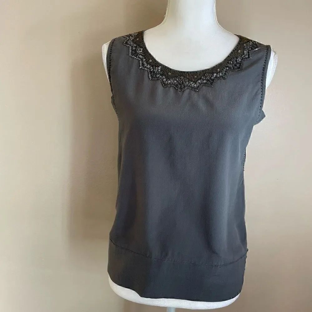 MM Couture| By miss me| 100% silk| Small| sleeveless top